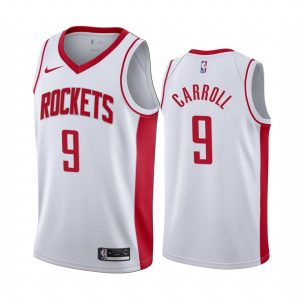 Basketball Jersey 2019-20 Houston Rockets #9 DeMarre Carroll Association Edition White Swingman Jersey 166446