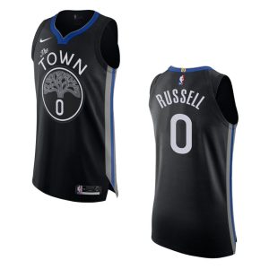 Basketball Jersey 2019-20 Warriors #0 D'Angelo Russell City Black Authentic Jersey 165264