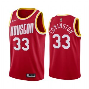 Basketball Jersey 2019-20 Houston Rockets #33 Robert Covington Classic Edition Red Swingman Jersey 166306