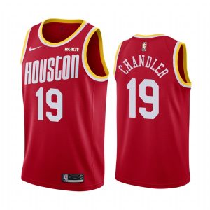 Basketball Jersey 2019-20 Houston Rockets #19 Tyson Chandler Classic Edition Red Swingman Jersey Grey 166354