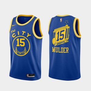 Basketball Jersey 2020-21 Warriors #15 Mychal Mulder Classic Edition Royal Swingman Jersey 165601