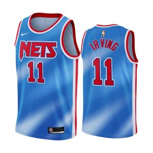 2020-21 Brooklyn Nets #11 Kyrie Irving Classic Edition Blue Swingman Jersey Basketball Jersey 166127