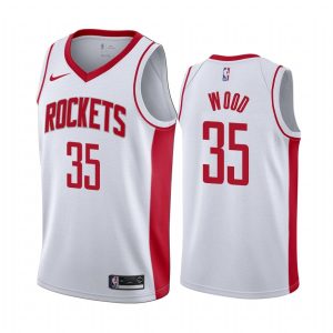 2020-21 Houston Rockets #35 Christian Wood Association Edition White Swingman Jersey 166430