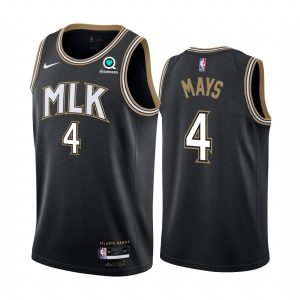 Basketball Jersey 2020-21 Atlanta Hawks #4 Skylar Mays City Edition Black Swingman Jersey 167558