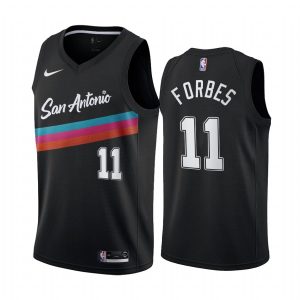 2020-21 San Antonio Spurs #11 Bryn Forbes City Edition Black Swingman Jersey Basketball Jersey White 168736