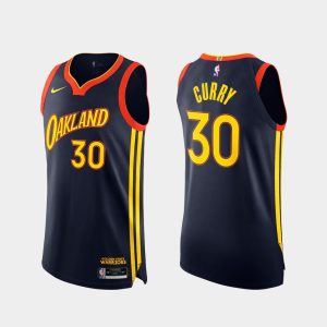 Basketball Jersey 2020-21 Warriors #30 Stephen Curry City Authentic Navy Jersey 165385