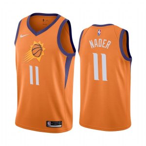 Basketball Jersey 2020-21 Phoenix Suns #11 Abdel Nader Statement Edition Orange Swingman Jersey 167517