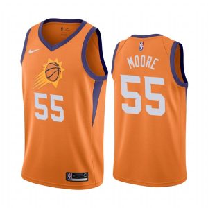 2020-21 Phoenix Suns #55 E'Twaun Moore Statement Edition Orange Swingman Jersey Basketball Jersey 167501