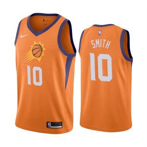 Basketball Jersey 2020-21 Phoenix Suns #10 Jalen Smith Statement Edition Orange Swingman Jersey 167493