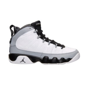 Air Jordan 9 Retro Barons GS Sneakers White/Black-Wolf Gray 173926