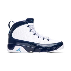 Air Jordan 9 Retro UNC Sneakers White/Midnight Navy-University Blue 302370 145