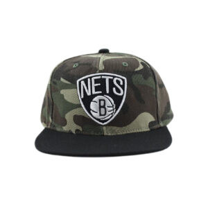 Camo Paintbrush Snapback Brooklyn Nets Baseball Cap camouflage 169850