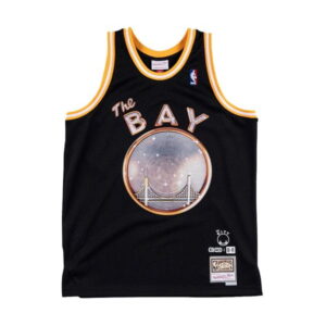 Mitchell & Ness x E-40 x Golden State Warriors Swingman Jersey Black 173348