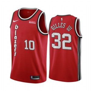 Basketball Jersey 2020-21 Portland Trail Blazers #32 Harry Gilles III Classic Edition Red Swingman Jersey White 171717