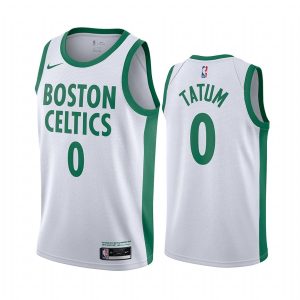 Basketball Jersey 2020-21 Boston Celtics #0 Jayson Tatum City Edition White Swingman Jersey 170450