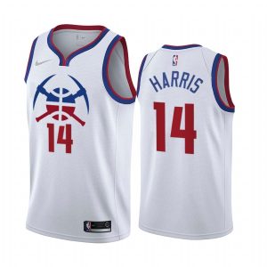 2020-21 Denver Nuggets #14 Gary Harris Earned Edition White Swingman Jersey Basketball Jersey 170524