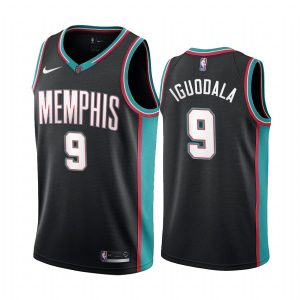 Basketball Jersey 2020-21 Memphis Grizzlies #9 Andre Iguodala Classic Edition Black Swingman Jersey 172451