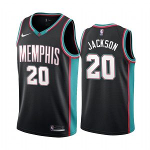 2020-21 Memphis Grizzlies #20 Josh Jackson Classic Edition Black Swingman Jersey 172398