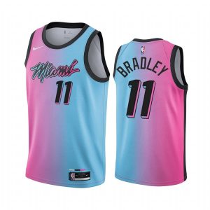 Basketball Jersey 2020-21 Miami Heat #11 Avery Bradley City Edition Blue Pink Swingman Jersey Green 168818