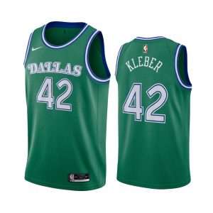 Basketball Jersey 2020-21 Dallas Mavericks #42 Maxi Kleber Classic Edition Green Swingman Jersey 172143