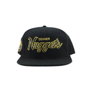 Foundation Script Snapback Denver Nuggets Baseball Cap black 169494