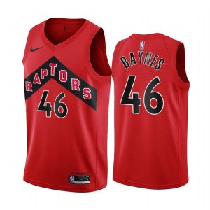 Basketball Jersey 2020-21 Toronto Raptors #46 Aron Baynes Icon Edition Red Swingman Jersey 169595