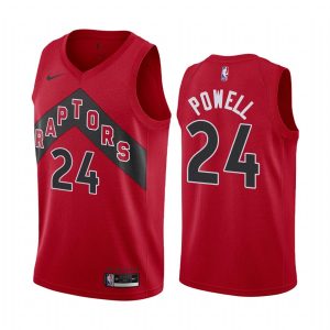 Basketball Jersey 2020-21 Toronto Raptors #24 Norman Powell Icon Edition Red Swingman Jersey Green 169619