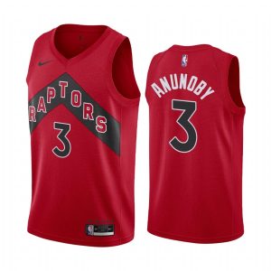 Basketball Jersey 2020-21 Toronto Raptors #3 OG Anunoby Icon Edition Red Swingman Jersey 169603