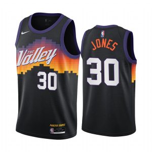 Basketball Jersey 2020-21 Phoenix Suns #30 Damian Jones City Edition Black Swingman Jersey 169697