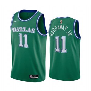 2020-21 Dallas Mavericks #11 Tim Hardaway Jr. Basketball Jersey. Classic Edition Green Swingman Jersey 172167