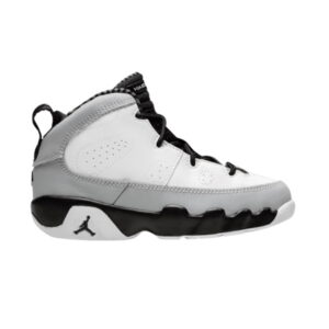 Air Jordan 9 Retro BT Baron Sneakers White/Black-Wolf Gray 401812 116