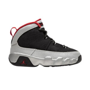 Air Jordan 9 Retro Johnny Kilroy TD Sneakers Black/Metallic Platinum/Gym Red 401812 012