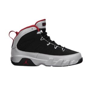 Air Jordan 9 Retro Kilroy PS Sneakers Black/Gym Red-Mtlc Platinum 401811 012