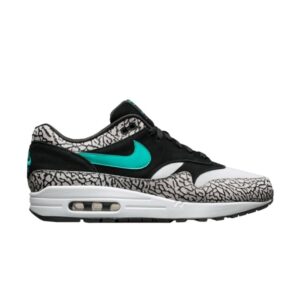 Atmos x Air Jordan x Nike Air Max 1 Elephant sneakers Black/Clear Jade/White 179961