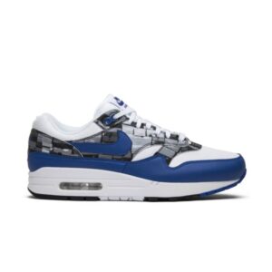 Atmos x Nike Air Max 1 We Love Nike Sneakers (Game Royal) White/Game Royal/Neutral Gray AQ0927 100