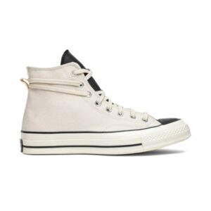 Fear of God x Converse Chuck 70 High Natural Ivory Sneakers Black 167955C