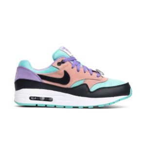 Nike Air Max 1 Have a Nike Day (GS) Black/White/Space Purple/Bleached Coral AT8131 001