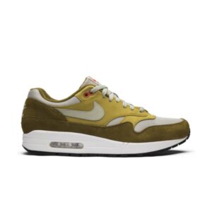 Nike Air Max 1 Premium Retro Curry Pack (Olive) Olive Flak/Peat Moss/Habanero Red/Spruce Fog 908366 300