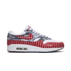 Wasafu x Nike Air Max 1 Nomad sneakers White/University Red/Neutral Gray 181375