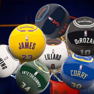 2020 NBA Spalding Basketball Ball Gift Black 65-006Y