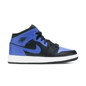 Air Jordan 1 Mid GS Hyper Royal Sneakers 554725 077