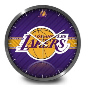 NBA Lakers Wall Clock violet-yellow 198371