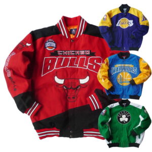 NBA Teams Multicolor Bomber Jackets red, blue, green, light blue 199744