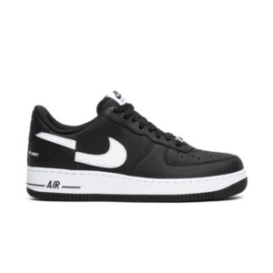 Supreme x Comme des Garcons x Nike Air Force 1 Low Black (2018) Cream AR7623 001