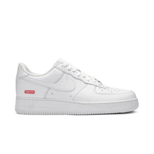 Supreme x Nike Air Force 1 Low Box Logo - White Blue CU9225 100