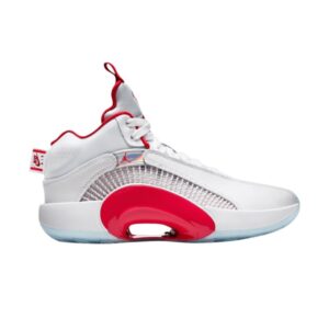 Air Jordan 35 GS White Fire Red CQ9433 100