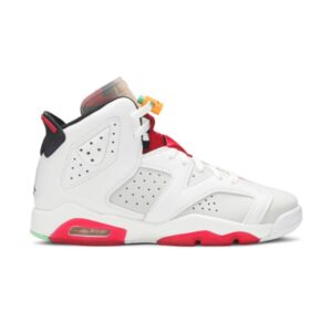 Air Jordan 6 Retro GS Hare Sneakers White 384665 062