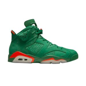 Air Jordan 6 Retro Green Suede Gatorade Sneakers 384664 706