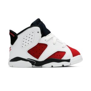 Air Jordan 6 Retro TD Carmine 2021 White 384667 106