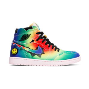 J. Balvin x Air Jordan 1 Retro OG High Colors Y Vibras Sneakers Green DC3481 900